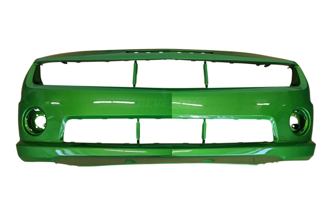 2010-2013 Chevrolet Camaro Front Bumper Painted (SS Models) Synergy Green Metallic (WA708S) 92236547_GM1000905