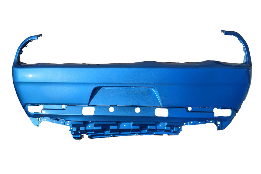 Rear Lower Bumper Cover For 2015-2023 Dodge Challenger - Textured, CAPA Certified W/ Sensor Cut-out