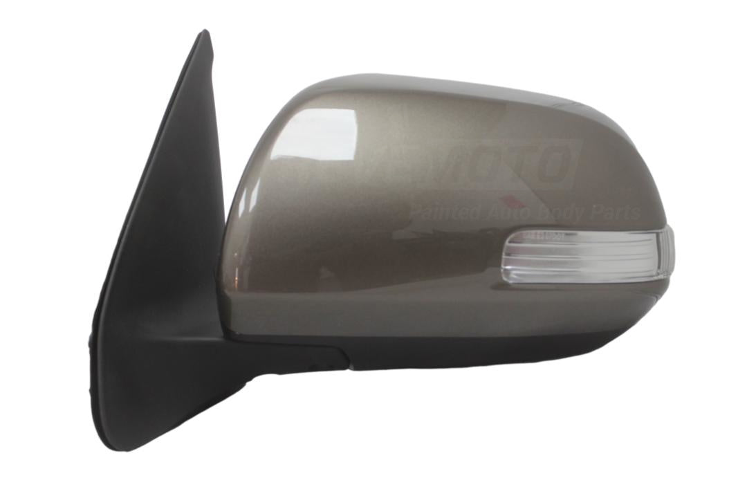 2014 Toyota Tacoma Side View Mirror Painted Silver Streak Mica (1E7) / WITH: Power; Manual Folding, Turn Signal Light | WITHOUT: Heat Left, Driver Side 8794004211