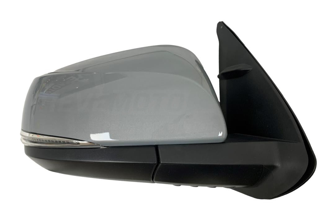 2016-2023 Toyota Tacoma Side View Mirror Painted (Passenger-Side | WITHOUT: Blind Spot Detection) Cement Gray Metallic (1H5) 8791004230_TO1321349