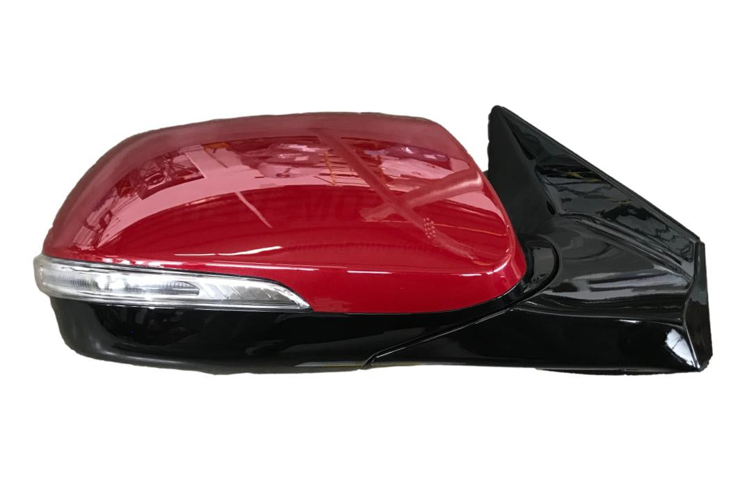 2013-2016 Hyundai Santa Fe Side View Mirror Painted (WITH: Heat, Turn Signal Light) Regal Red Pearl (VR4) 87620B8009 HY1321207