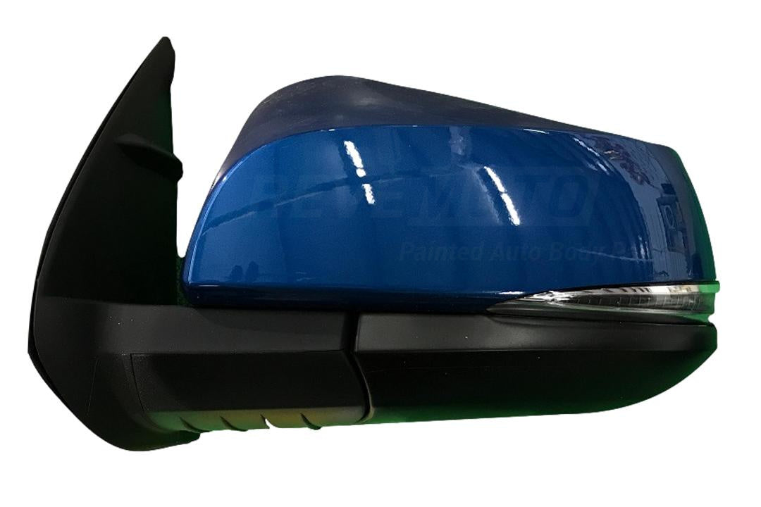 Driver Side Mirror Assembly For 2016-2023 Toyota Tacoma – Heated, Blind Spot, Manual Fold, Black