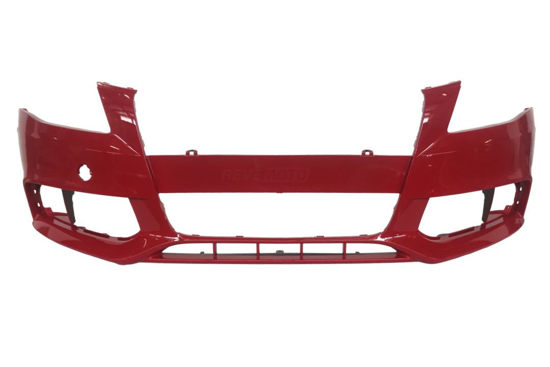 2009-2012 Audi A4 Front Bumper Painted (OEM | WITHOUT: S-Line; Headlight Washer Holes) Brilliant Red (LY3J) 8K0807105GRU / AU1000162