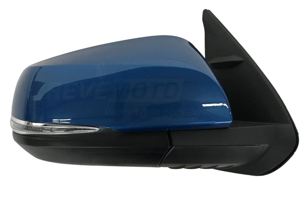 2016-2023 Toyota Tacoma Side View Mirror Painted (Passenger-Side | WITHOUT: Blind Spot Detection) Blazing Blue Metallic (8T0) 8791004230_TO1321349