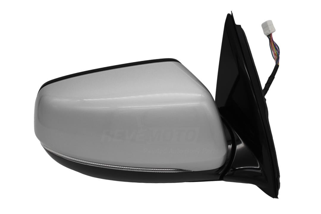 2014 Acura MDX Side View Mirror Painted (OEM Only) Alabaster Silver Metallic (NH700M) 76200TZ5A01