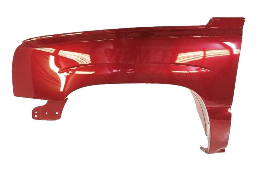 2003-2007 GMC Sierra Fender Painted (OEM | Driver-Side) Sport Red Metallic (WA817K) 88944420