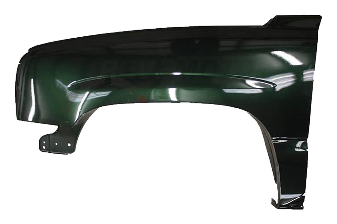 2003-2007 GMC Sierra Fender Painted (OEM | Driver-Side) Medium Green Metallic (WA9539) 88944420