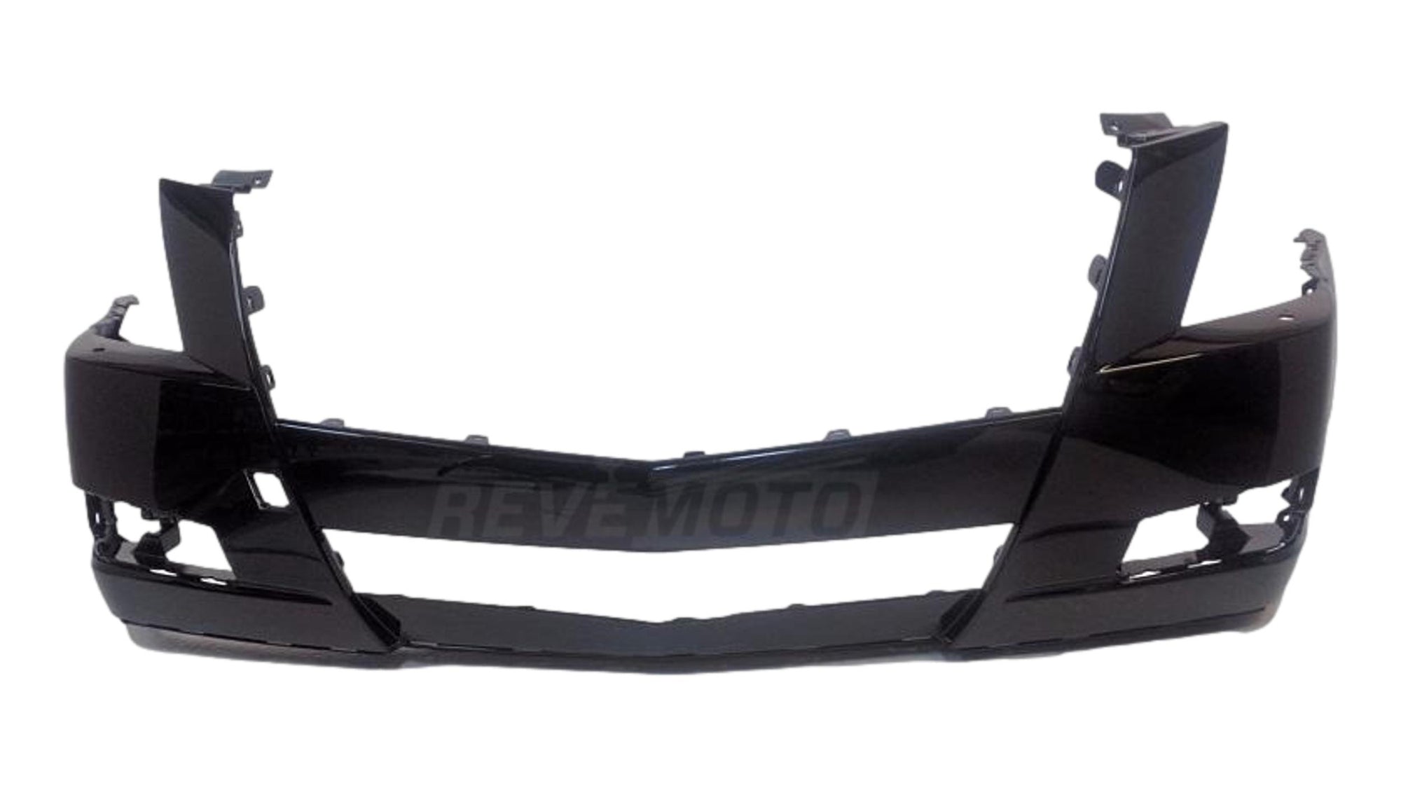 2008-2014 Cadillac CTS Front Bumper Painted (WITH: Hid Head Lights and Head Light Washer Holes) Black (WA848/WA8555) 25793664 GM1000856