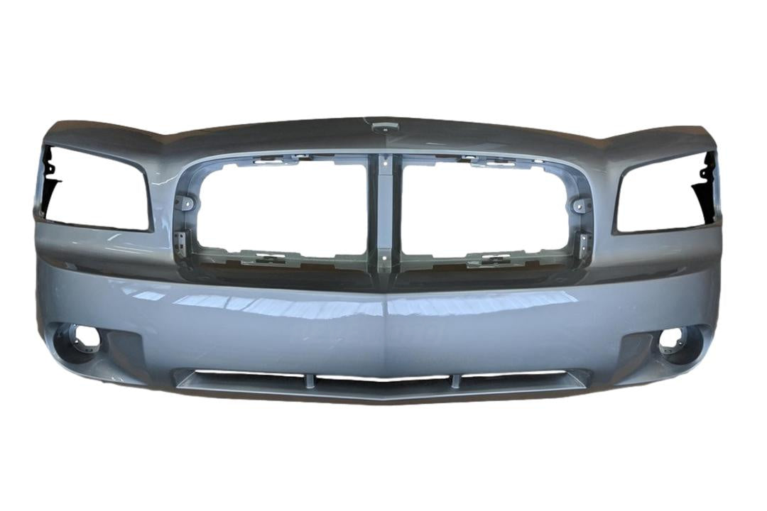 2006-2010 Dodge Charger Front Bumper Painted (R-T/SE/SXT Models)_Bright_Silver_Metallic_PS2_ 4806179AE_ CH1000461