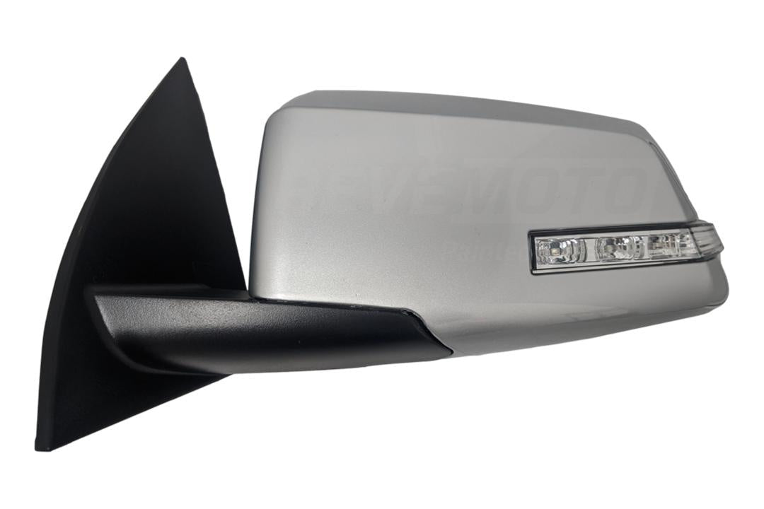 2009-2012 Chevrolet Traverse Side View Mirror Painted (WITHOUT: Power Folding | OEM) Switchblade Silver Metallic (WA636R) 22791624 GM1320383