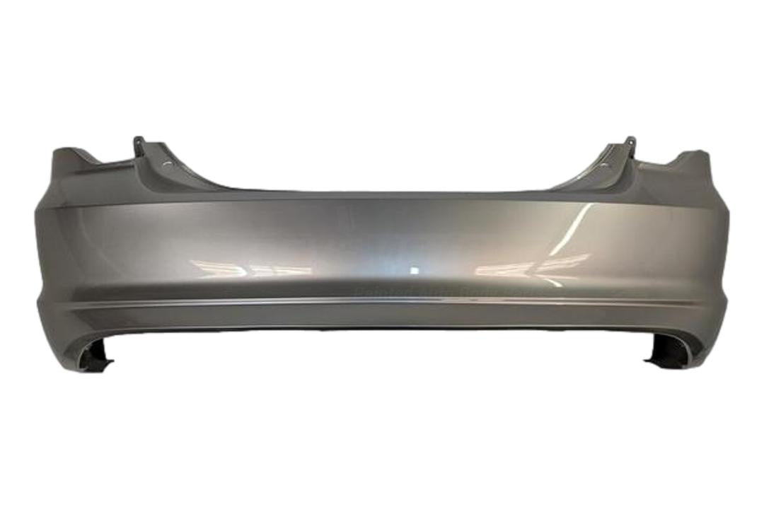 2010-2012 Ford Fusion Rear Bumper Painted (OE Replacement) Steel Blue Metallic (UN) / w/o Park Assist Sensor Holes AE5Z17K835AAPTM FO1100649