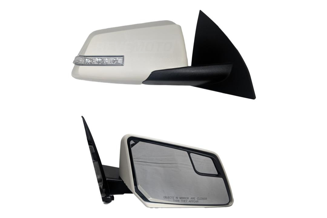 2009-2012 Chevrolet Traverse Side View Mirror Painted (WITHOUT: Power Folding | OEM) White Diamond Pearl (WA800J) 22791625 GM1321383