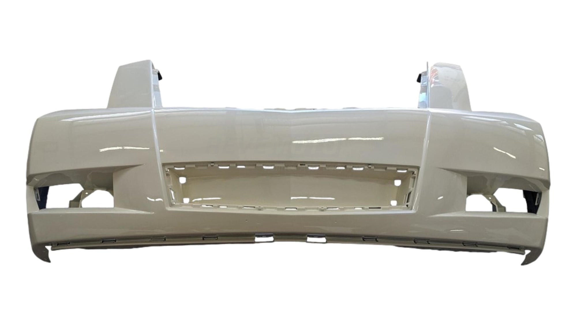 2008-2014 Cadillac Escalade Front Bumper Painted (Platinum) White Diamond Pearl (WA800J) 25975452 GM1000899