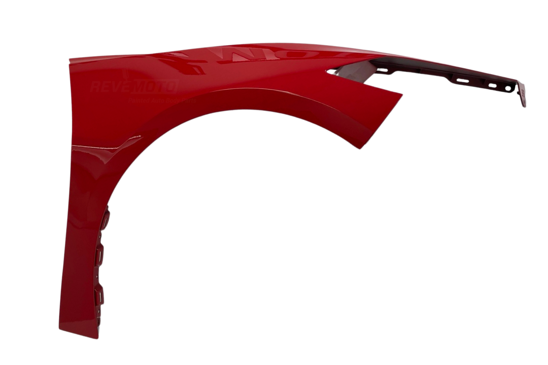 2020-2024 Chevrolet Corvette Fender Painted (Stingray Models) Torch Red (WA9075) 84824880 ReveMoto Painted Auto Parts Replacement