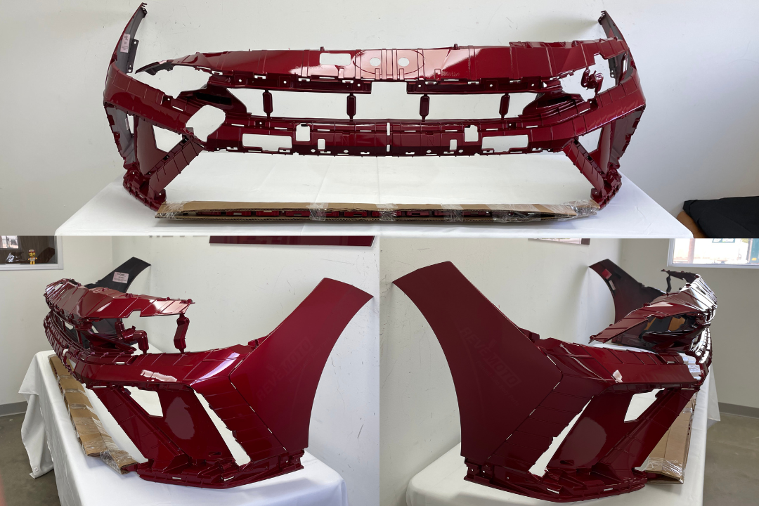 2024-2025 Hyundai Elantra N Front Bumper Painted 86511AANA0 Ultimate Red Metallic (R1P/R2P) ReveMoto Painted Auto Body Parts