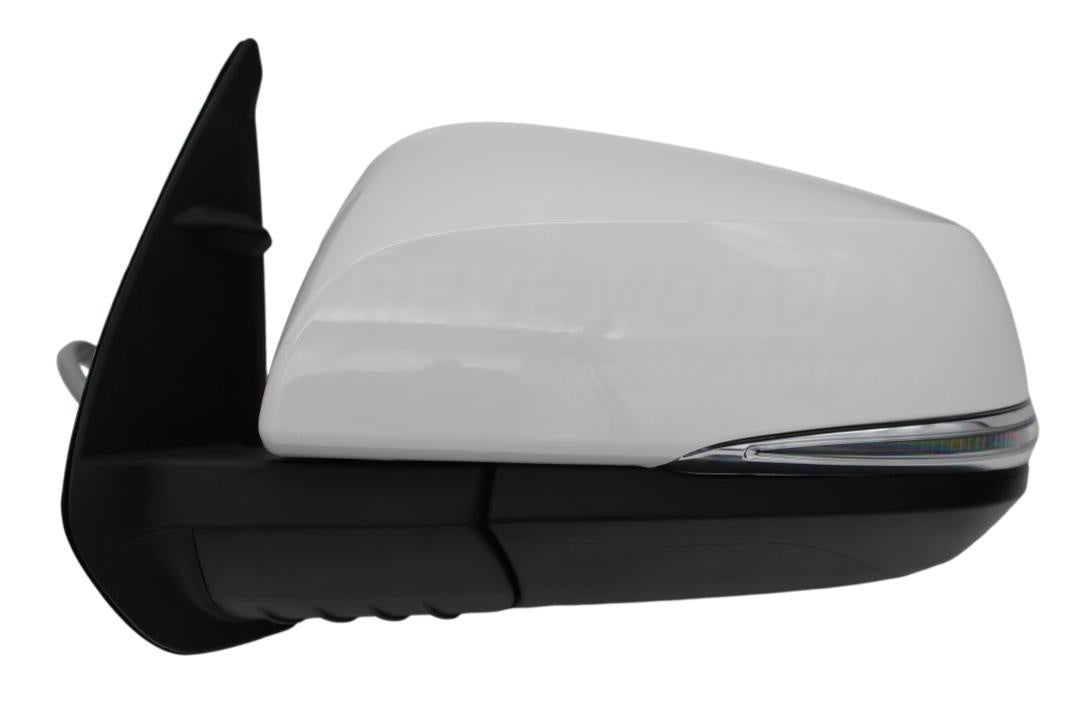2016-2023 Toyota Tacoma Side View Mirror Painted (Driver-Side | WITHOUT: Blind Spot Detection) Super White 2 (040) 8794004240_TO1320349