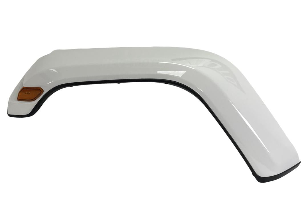 2020-2024 Jeep Wrangler Front Fender Flare Painted (Unlimited Sahara Model) Driver-Side Bright White (PW7) 6ZC49TZZAA