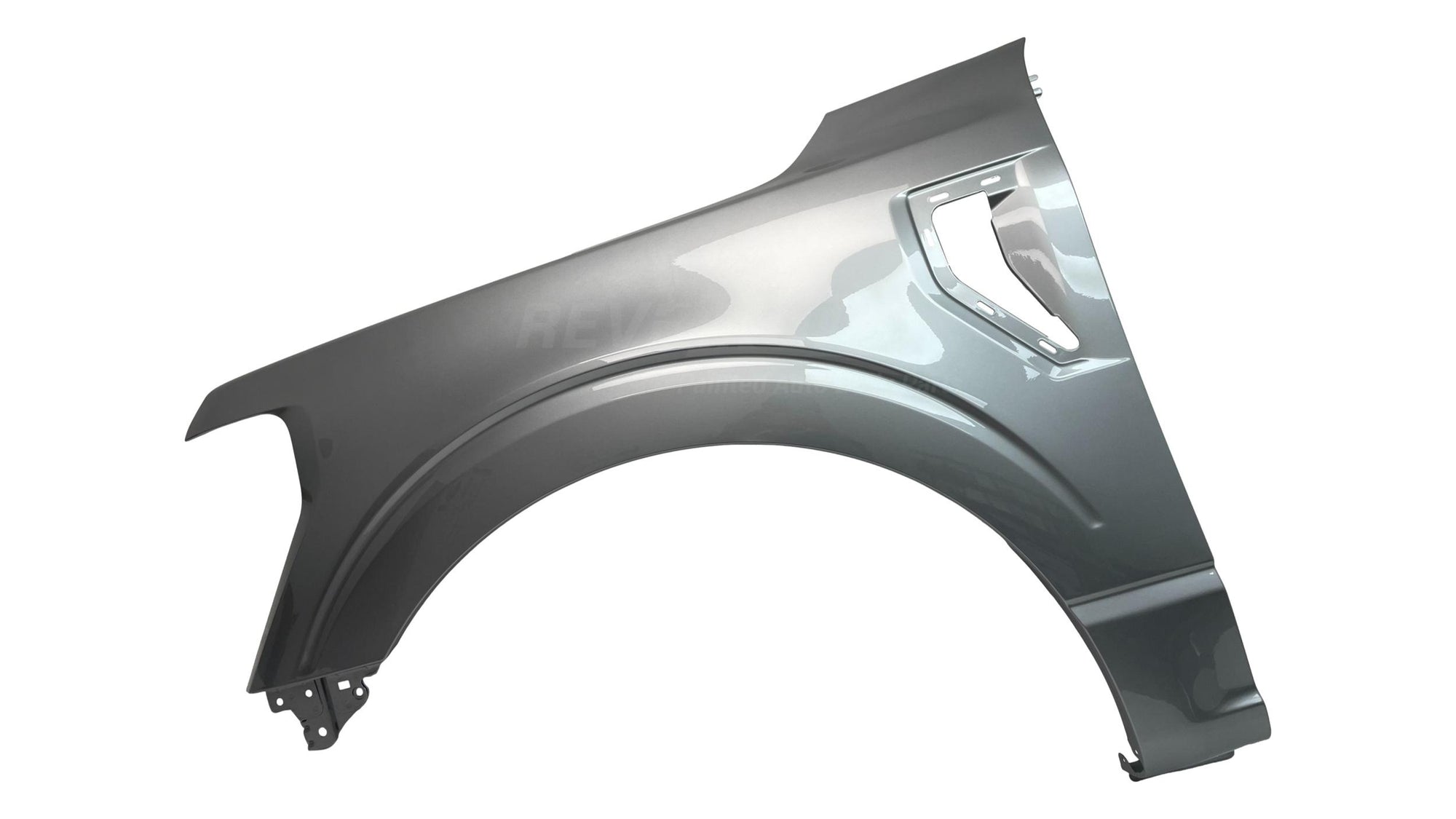 25828 - 2021-2024 Ford F150 Fender Painted (OEM | Driver-Side) Iconic Silver Metallic (JS) ML3Z16006A