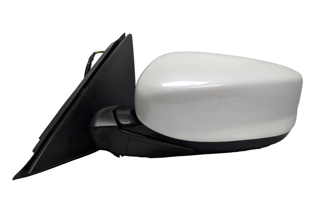2013-2017 Acura ILX Side View Mirror Painted (Driver-Side) Orchid White Pearl (NH788P) 76258TX6A01_AC1320116