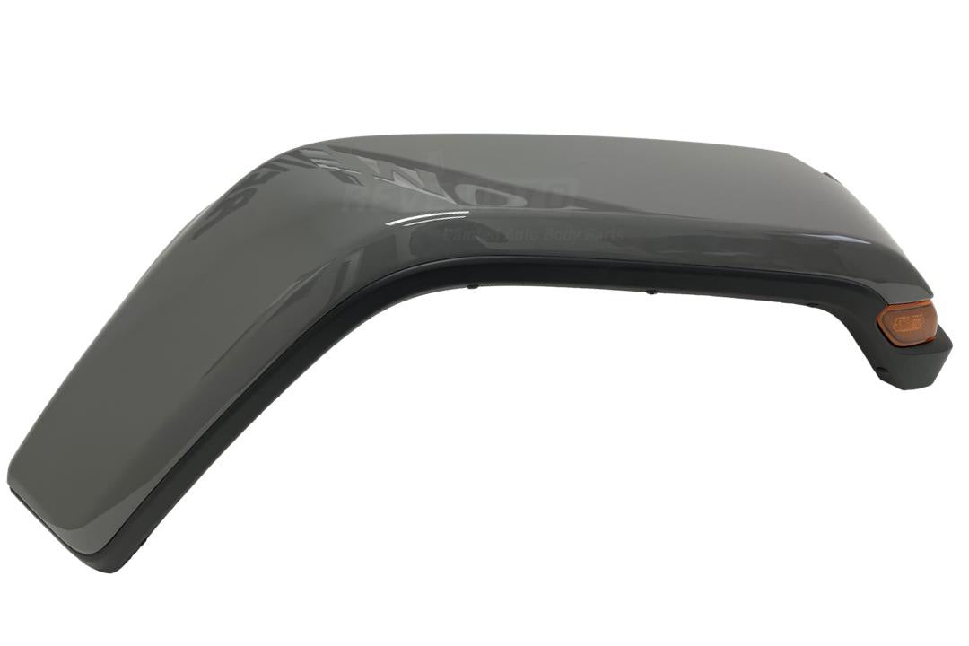 Painted Front Fender Flare for 2018-2023 Jeep Wrangler (WITH: Halogen Lights | Passenger- Side) Ceramic (PDN) 6CE80TZZAH