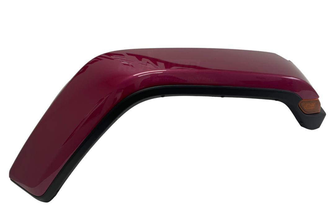 2020-2024 Jeep Wrangler Front Fender Flare Painted (Unlimited Sahara Model) Furious Fuchsia Pearl (PHP) Passenger-Side 6ZC48TZZAA
