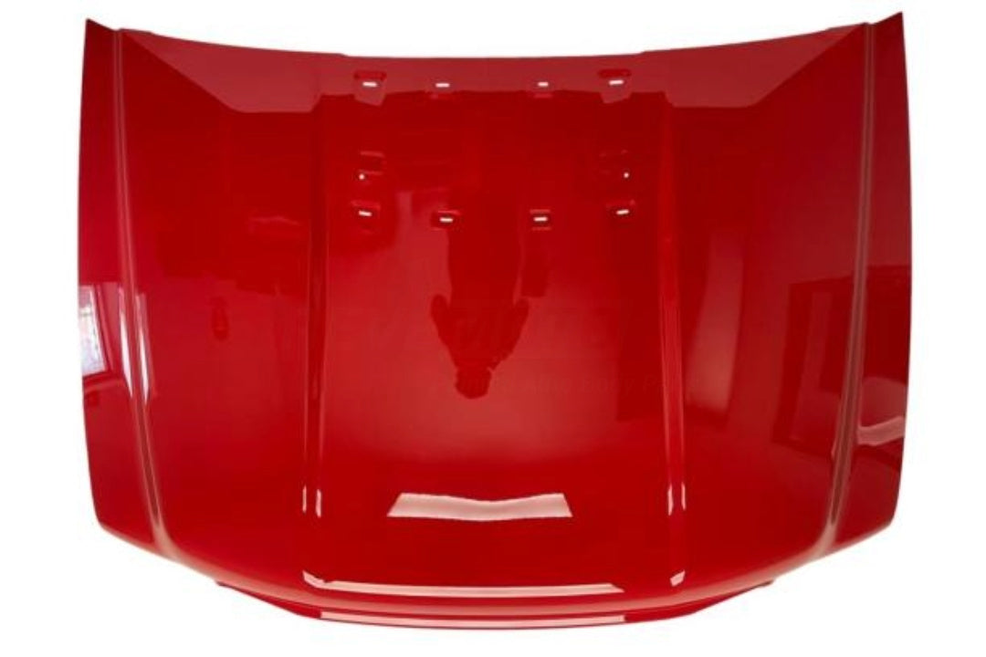 2011-2014 GMC Sierra Hood Painted (2500HD/3500HD) Red (WA9260) 25835322 GM1230402