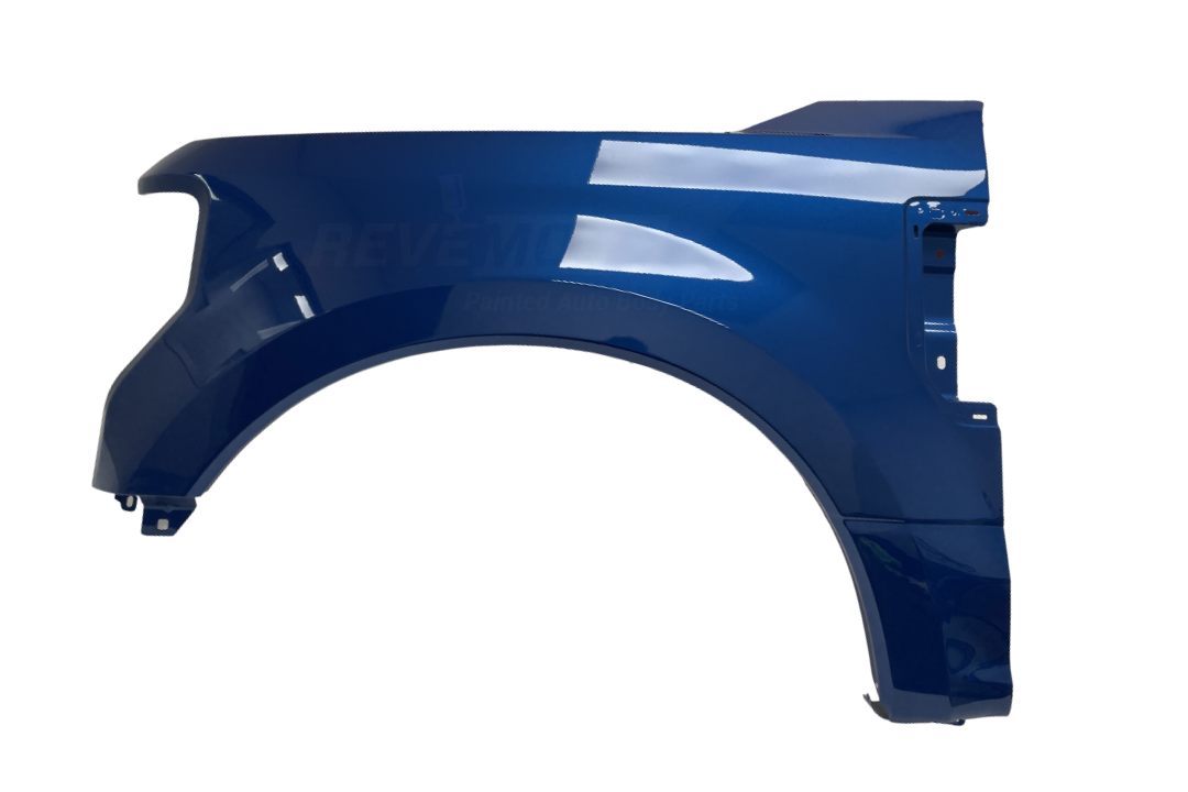27356 - 2020-2022 Ford F350 Fender Painted (Driver-Side) Atlas Blue Pearl Metallic (B3) LC3Z16006A/LC3Z16006D FO1240330