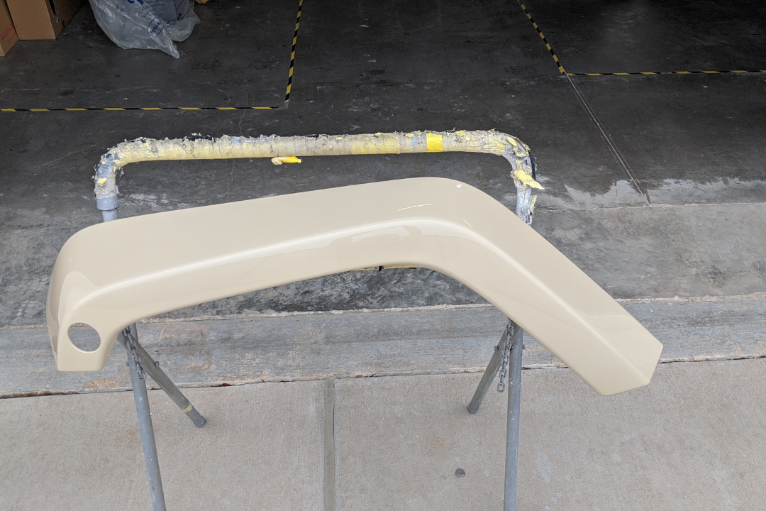 Painted Front Fender Flare for 2007-2017 Jeep Wrangler (Aftermarket | Driver-Side) Sahara Tan (PFD) 5KC87TZZAJ CH1268108