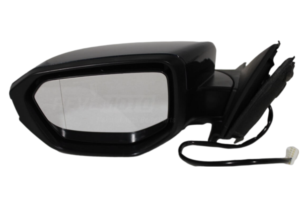 Painted Side View Mirror for 2017-2021 Honda Civic Left Driver-Side Cosmic Blue Metallic (B607M) 76258TBAC21ZA HO1320297 Front View