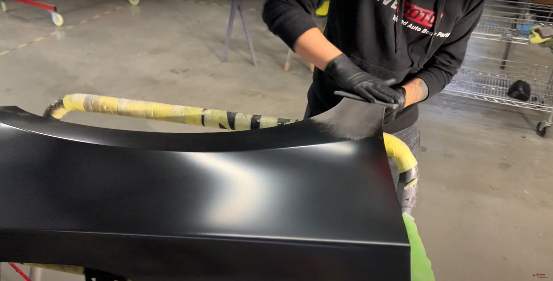 ReveMoto's Prepping Process To Ensure High-Quality Painted Auto Body Parts