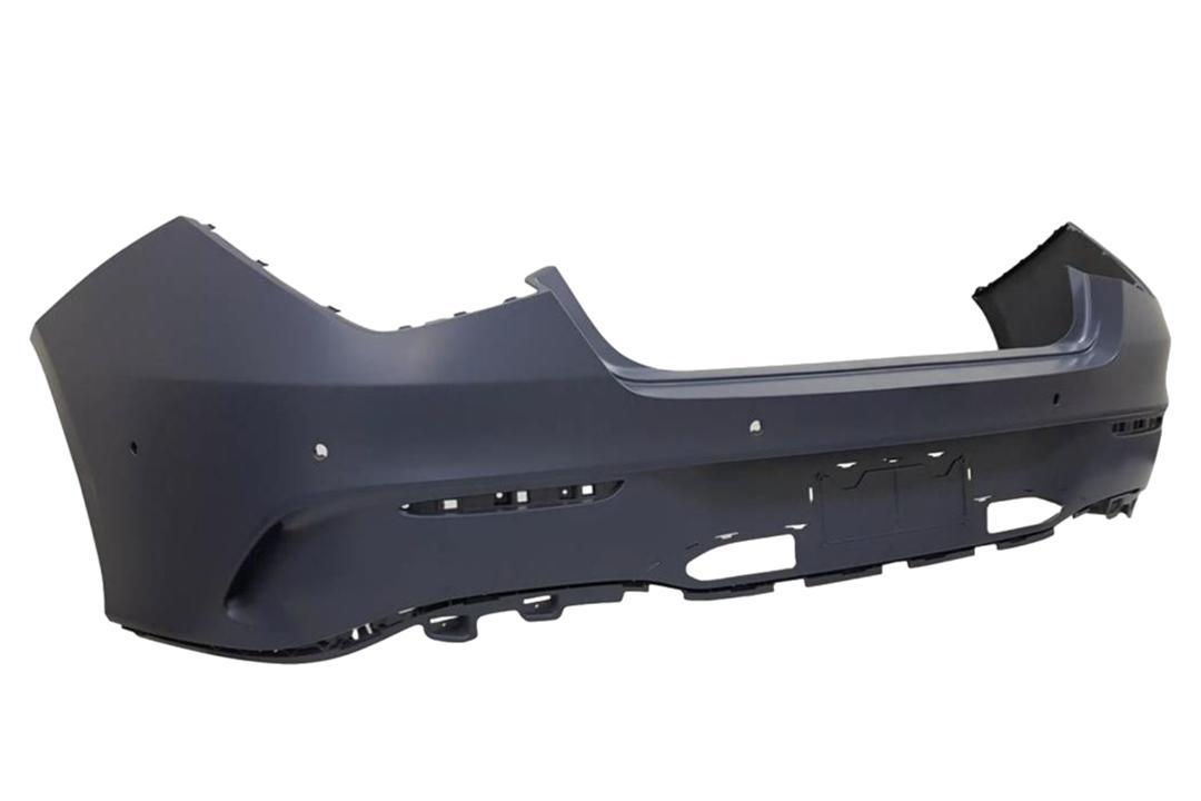 2020-2023 Mercedes-Benz CLA 250 Rear Bumper Painted WITH-AMG Line WITHOUT Park Assist Sensor Holes 11888533039999 MB1100452_clipped_rev_1