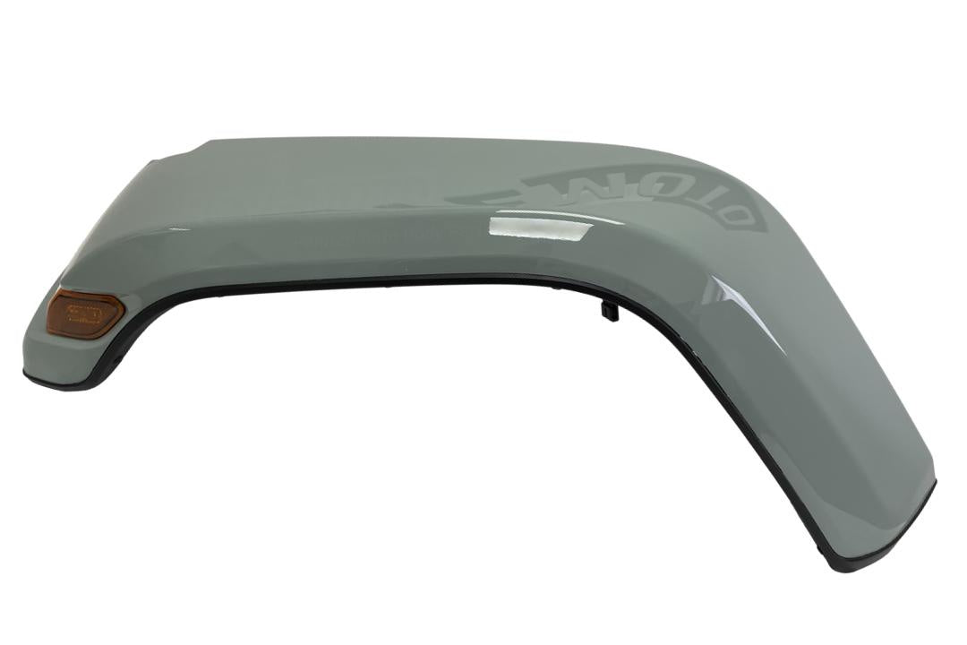 2020-2024 Jeep Wrangler Front Fender Flare Painted (Unlimited Sahara Model) Driver-Side Minty/Earl (PGP) 6ZC49TZZAA