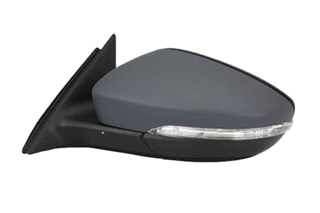 2016-2020 Volkswagen Passat Side View Mirror Painted (WITHOUT: Memory)_(Heated) WITH: Turn Signal Light | WITHOUT: Memory_Left, Driver-Side_ 561857507BB9B9_ VW1320163