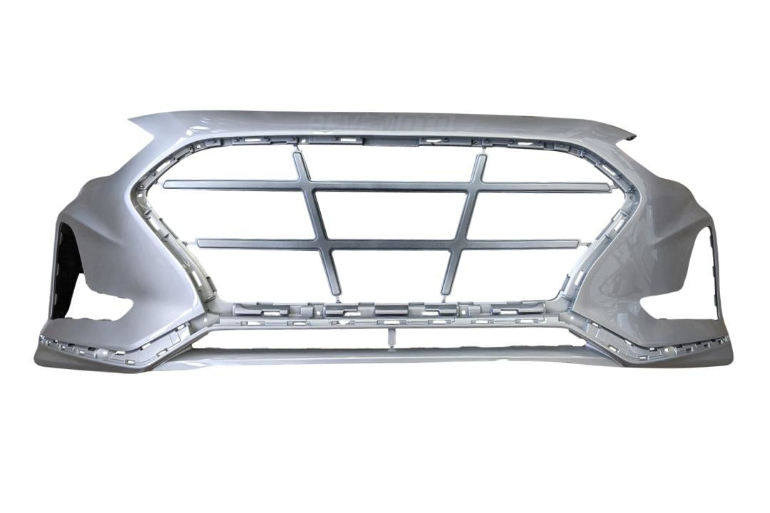 2018-2019 Hyundai Sonata Front Bumper Painted Symphony Silver Metallic (Y8S/Y8) WITHOUT Hybrid, Sport Models 86511C2AA0
