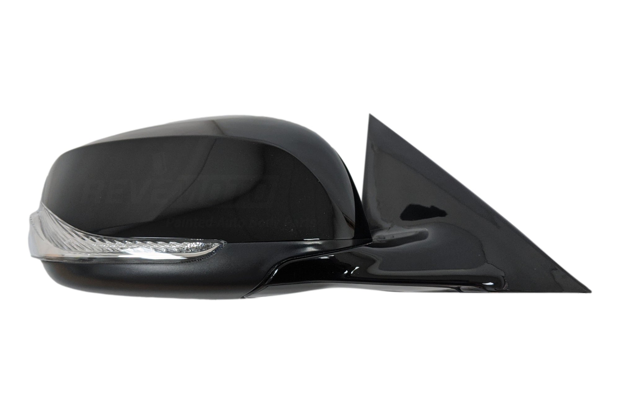 2014-2019 Infiniti Q50 Side View Mirror Passenger-Side Black Obsidian (KH3) 963014HB0A/963014HB0B IN1321129