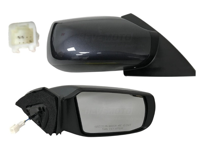 2013 Nissan Altima Side View Mirror Painted (Coupe) Metallic Slate (KBC) Right, Passenger-Side (2.5L Eng, Coupe) WITH: Power, Non-Folding WITHOUT: Heat, Turn Signal Light 96301JB10E NI1321186