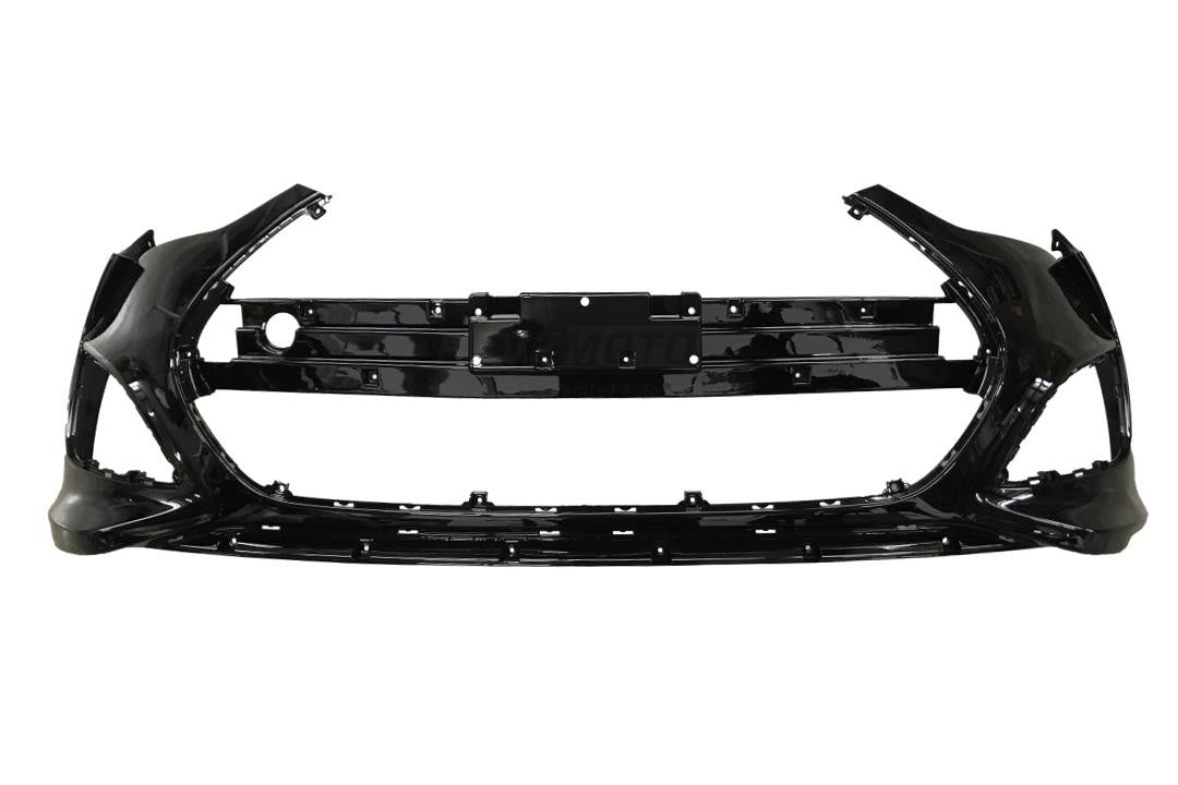 2013-2017 Hyundai Veloster Front Bumper Painted (WITH: Turbo) Phantom Black Pearl (MZH) 865112V500OEM