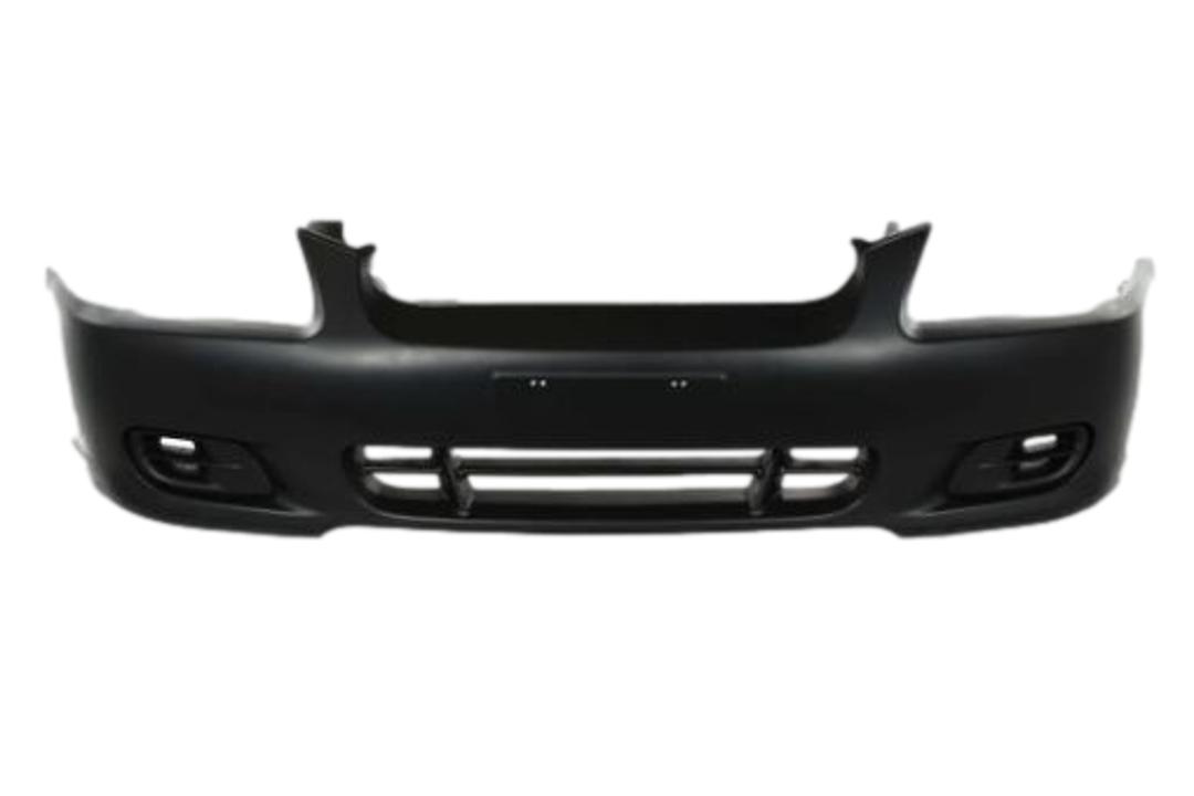 2000-2002 Hyundai Accent Front Bumper Painted (Sedan) With Fog Light Holes