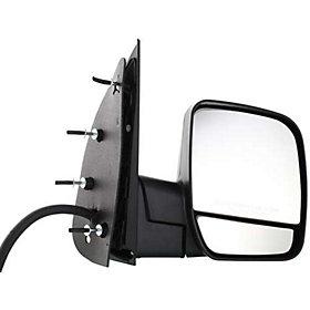 2002-2014 Ford Econoline Van Passenger Side Door Mirror (Manual; Non-Heated; w Puddle Light; Non-Towing; Manual Folding; Dual Glass) FO1321253