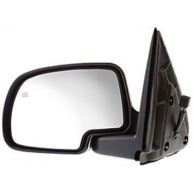 2002 Chevrolet Avalanche Driver Side Power Door Mirror Manual-Foldaway Type w Heated Glass, wo Puddle Light_GM1320251