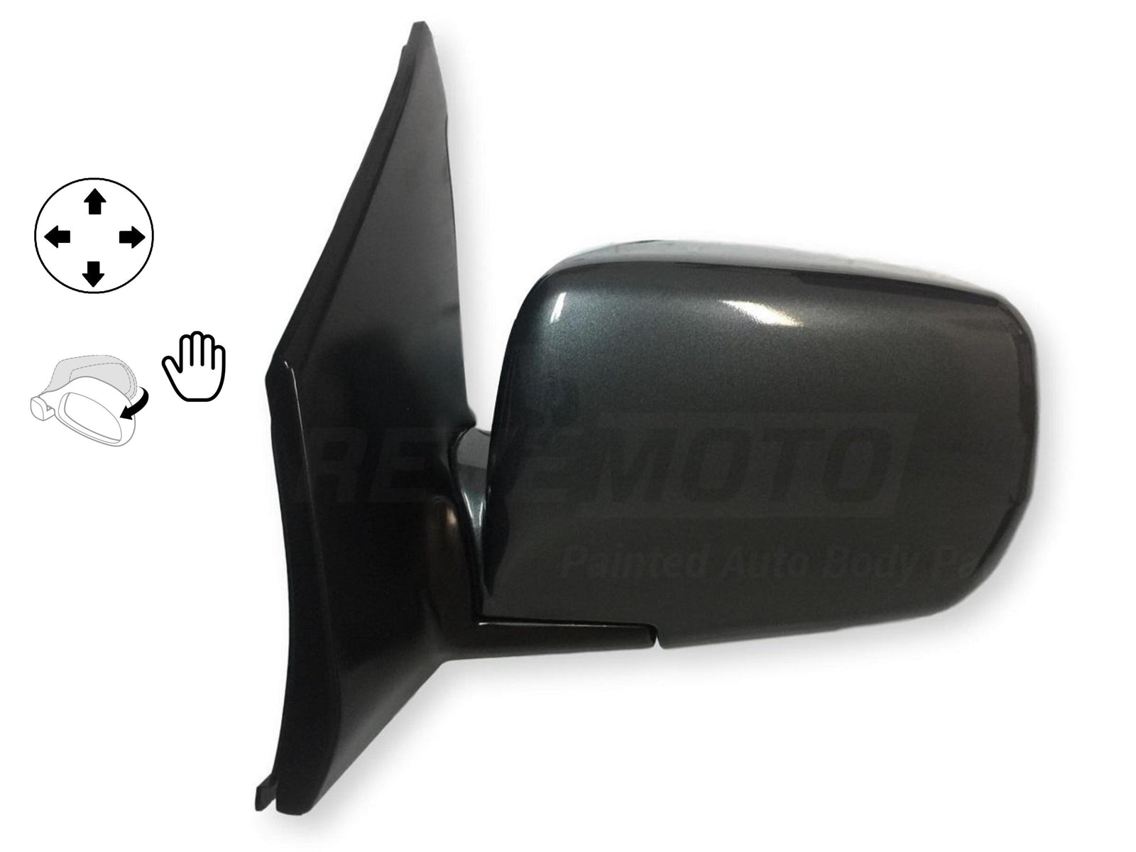 2003-2007 Honda Pilot Side View Mirror Painted Left, Driver-Side Sagebrush Pearl (NH662P) 76250S9VA01 HO1320154