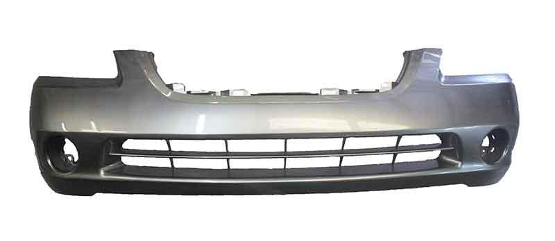 2003 Nissan Altima Front Bumper Painted Polished Pewter Metallic (KY2)