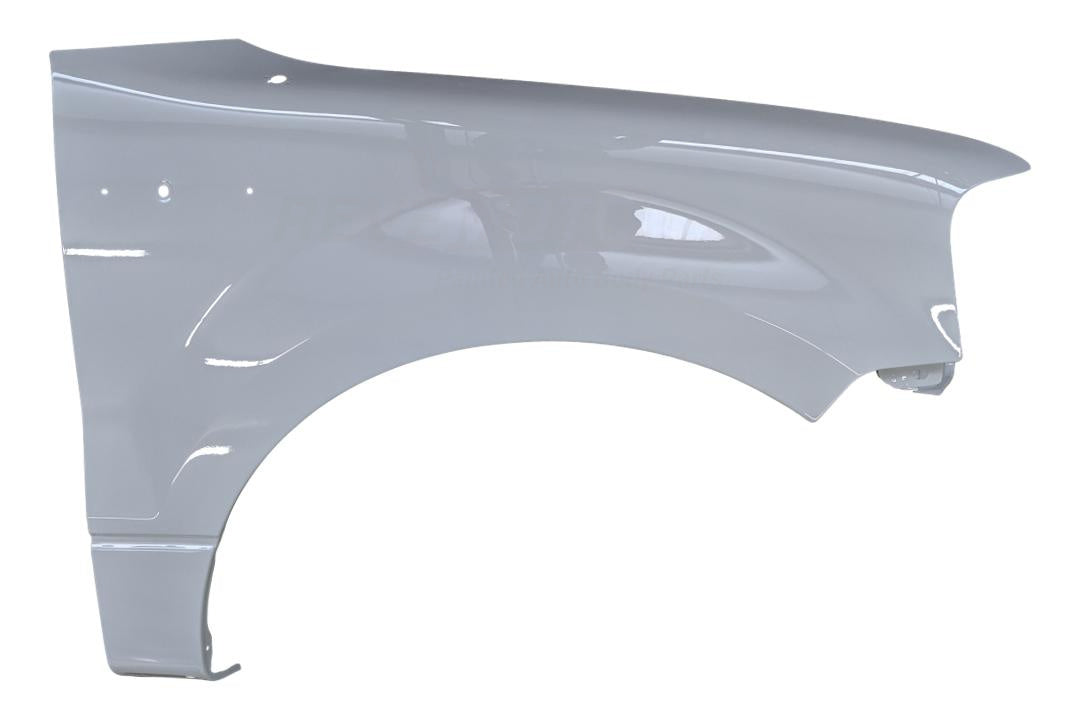 2004-2008 Ford F150 Right Passenger Side Fender Painted (With Antenna Hole, Without Wheel Opening Molding) Oxford White (YZ/Z1) 6L3Z16005A FO1241270