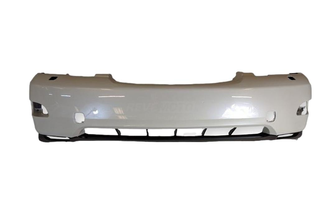 2007-2009 Lexus RX350 Front Bumper Painted (USA Built)_Crystal_White_62_WITH: HL Washer Holes, Adaptive Cruise Control_ 521190E902_ LX1000141