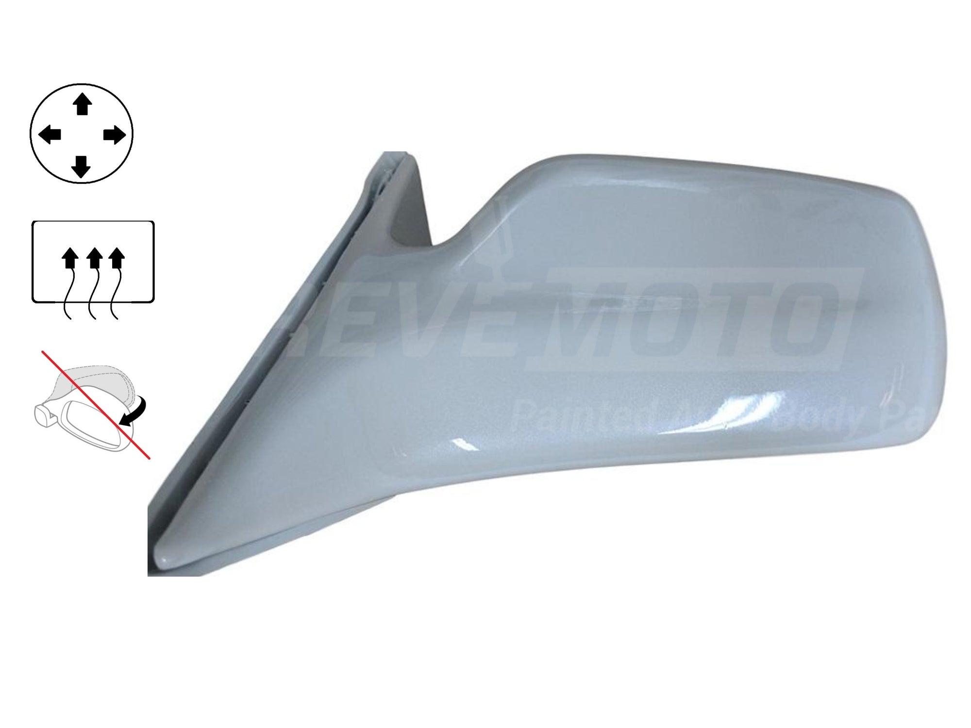 2004 Toyota Avalon : Side View Mirror Painted (Driver-Side)