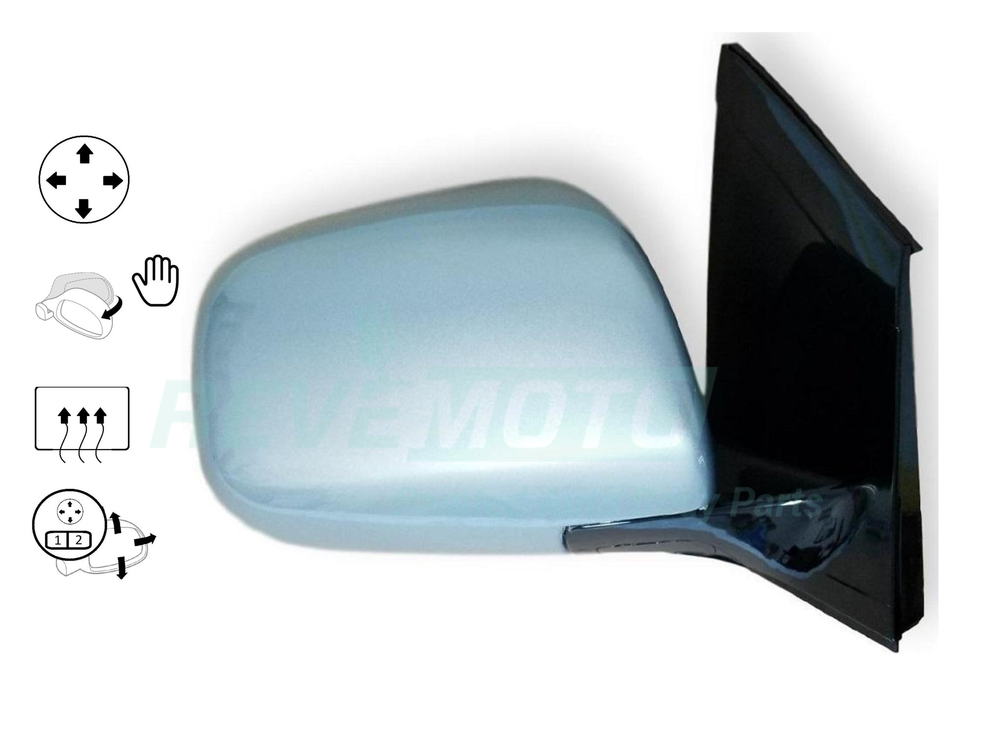 2007 Lexus RX400H : Side View Mirror Painted