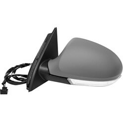 2006-2010 Volkswagen Passat Side View Mirror (Heated; w/ Puddle Light; w/o Auto Dim; Driver-Side) - VW1320121