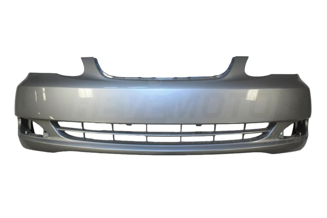 2005-2008 Toyota Corolla Front Bumper, S XRS Models WITH Spoiler HolesPainted Indigo Ink Pearl (8P4) 521190Z939
