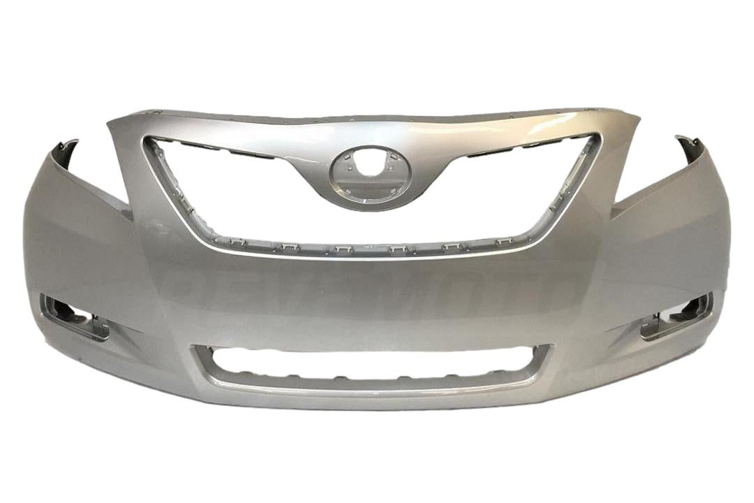 2007-2009 Toyota Camry Front Bumper Painted Classic Silver Metallic (1F7)