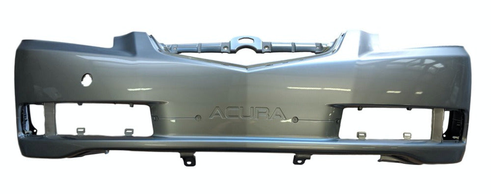 2007 Acura TL (S) OEM Front Bumper Cover, Painted Alabaster Silver Metallic (NH700M); 04711SEPA70ZZ.jpgS